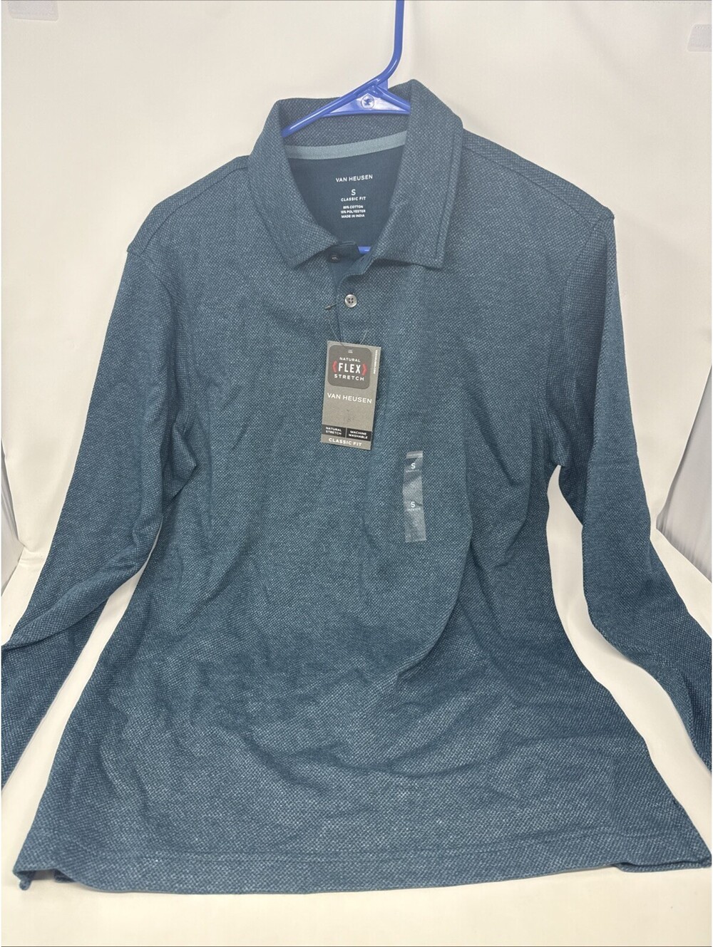 NWT Van Heiden Long Sleeve Shirt Classic Fit Size Small